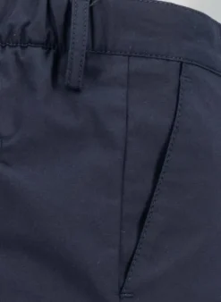 ALBERTO Bermudashorts, Wide Fit, Baumwolle, navy^ Ceramica|Hosen