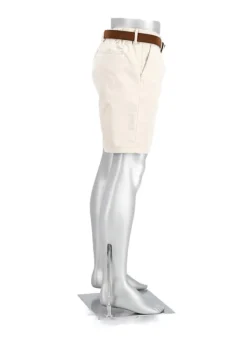 ALBERTO Bermudashorts, Wide Fit, Baumwolle, hellbeige^ Ceramica|Hosen