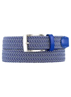ALBERTO blau, Breite ca. 3,5 cm^ Gürtel|Gürtel