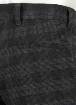 ALBERTO Bundfaltenhose Lou, Regular Fit, Flanell, fuchsia-anthrazit kariert^ Hosen