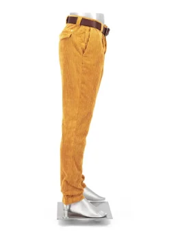 ALBERTO Bundfaltenhose Mike, Cord, curry^ Cord|Hosen