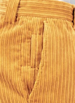 ALBERTO Bundfaltenhose Mike, Cord, curry^ Cord|Hosen