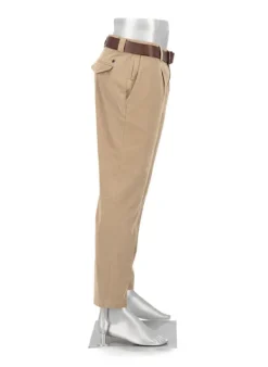 ALBERTO Bundfaltenhose Mike, Pima Baumwolle cropped, beige^ Hosen