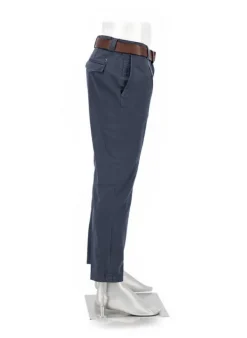 ALBERTO Bundfaltenhose Mike, Pima Baumwolle cropped, navy^ Hosen