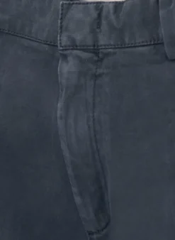 ALBERTO Bundfaltenhose Mike, Pima Baumwolle cropped, navy^ Hosen