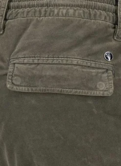 ALBERTO Cargohose John, Slim Fit, Cord, militärgrün^ Cord|Hosen