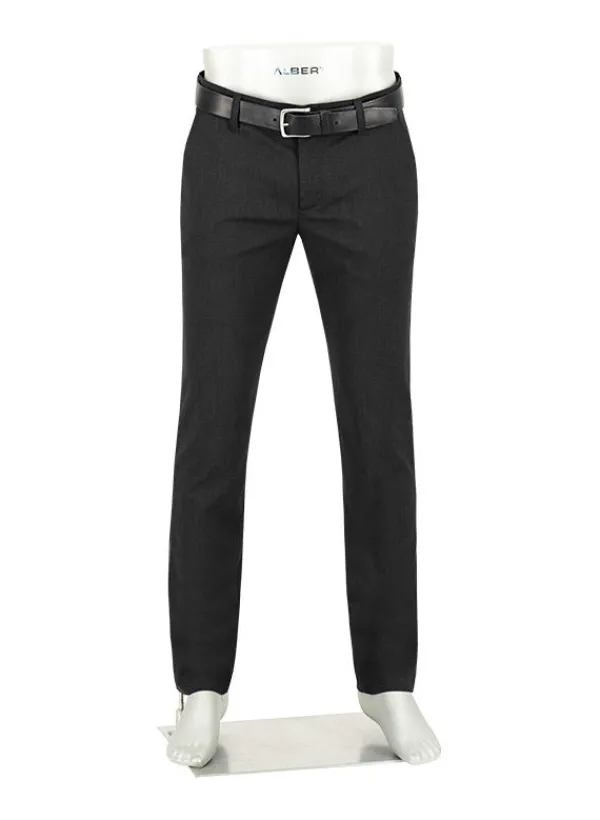 ALBERTO Ceramica®, Lou-J, Regular Fit, Mikrofaser-Stretch, anthrazit meliert^ Hosen|Ceramica