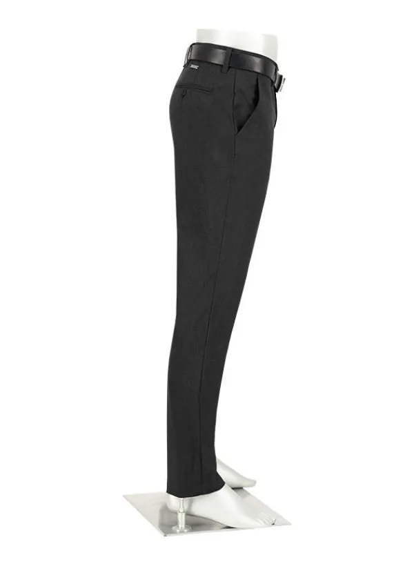 ALBERTO Ceramica®, Lou-J, Regular Fit, Mikrofaser-Stretch, anthrazit meliert^ Hosen|Ceramica