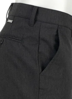 ALBERTO Ceramica®, Lou-J, Regular Fit, Mikrofaser-Stretch, anthrazit meliert^ Hosen|Ceramica