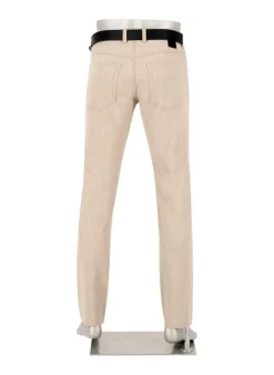ALBERTO Ceramica®, Pipe, Regular Fit, Mikrofaser-Viskose, beige meliert^ Ceramica|Hosen