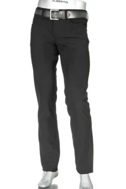 ALBERTO Ceramica®, Pipe, Regular Fit, Mikrofaser-Viskose, schwarz^ Ceramica|Hosen
