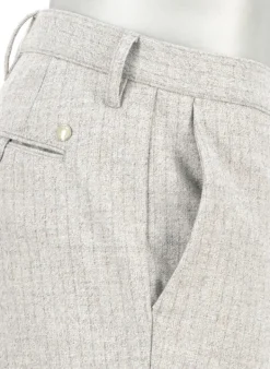 ALBERTO Ceramica®, Rob, Slim Fit, Woll-Mix, hellgrau meliert^ Hosen