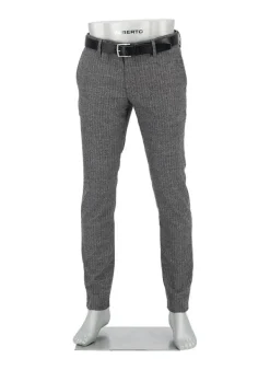 ALBERTO Ceramica®, Rob, Slim Fit, Woll-Mix, braungrau meliert^ Ceramica|Hosen