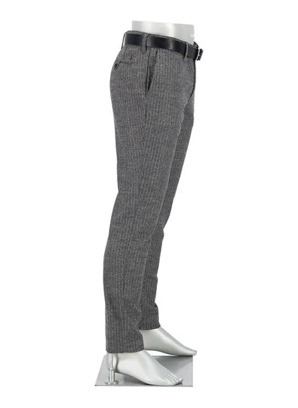 ALBERTO Ceramica®, Rob, Slim Fit, Woll-Mix, braungrau meliert^ Ceramica|Hosen