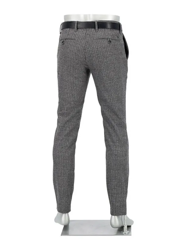 ALBERTO Ceramica®, Rob, Slim Fit, Woll-Mix, braungrau meliert^ Ceramica|Hosen