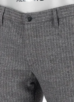 ALBERTO Ceramica®, Rob, Slim Fit, Woll-Mix, braungrau meliert^ Ceramica|Hosen