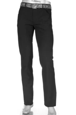 ALBERTO Ceramica®, Stone, Modern Fit, Mikrofaser-Viskose, schwarz^ Ceramica|Hosen