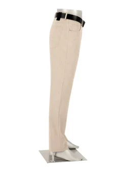 ALBERTO Ceramica®, Stone, Modern Fit, Mikrofaser-Viskose, beige meliert^ Ceramica|Hosen