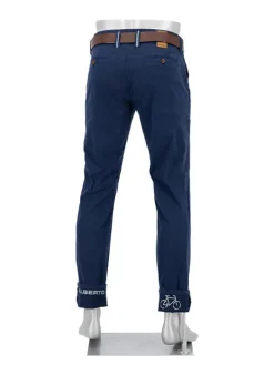 ALBERTO Chino Bike, Regular Fit, Baumwoll-Stretch, dunkelblau^ Chino|Bike