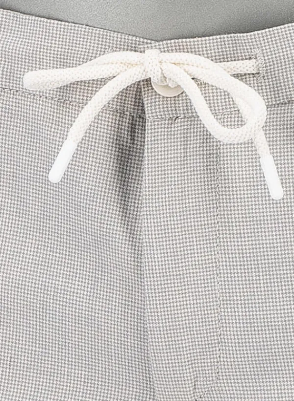 ALBERTO Chino Jump, Slim Fit, Baumwolle-Leinen, creme gemustert^ Alles Weiss|Hosen