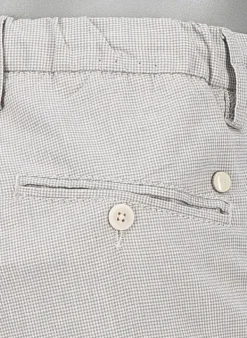 ALBERTO Chino Jump, Slim Fit, Baumwolle-Leinen, creme gemustert^ Alles Weiss|Hosen