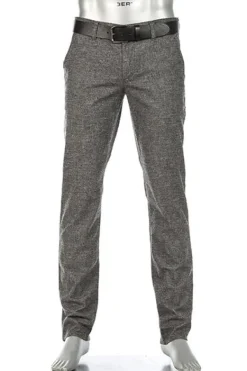 ALBERTO Chino Lou, Regular Fit, Baumwolle T400®, grau meliert^ Chino|Hosen