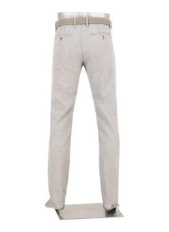 ALBERTO Chino Lou, Regular Fit, Baumwolle-Leinen, grau meliert^ Chino|Hosen