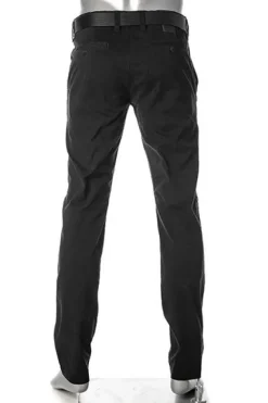 ALBERTO Chino Lou, Regular Fit, Baumwolle, schwarz^ Chino|Smart Cotton