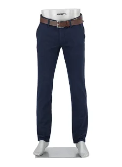 ALBERTO Chino Lou, Regular Fit, Baumwolle, nachtblau meliert^ Chino|Hosen