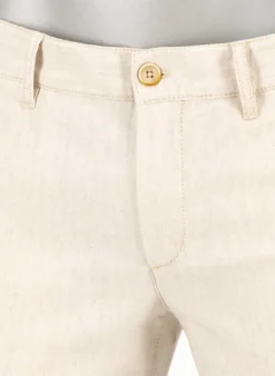 ALBERTO Chino Lou, Regular Fit, Baumwolle-Leinen, beige^ Chino|Hosen