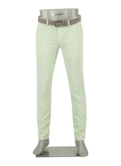 ALBERTO Chino Lou, Regular Fit, Baumwoll-Stretch, hellgrün^ Hosen|Chino