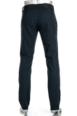 ALBERTO Chino Lou, Regular Fit, Baumwolle, navy meliert^ Chino|Smart Cotton
