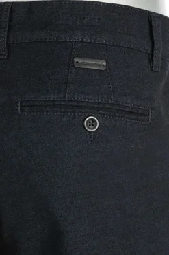 ALBERTO Chino Lou, Regular Fit, Baumwolle, navy meliert^ Chino|Smart Cotton