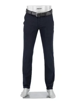 ALBERTO Chino Lou, Regular Fit, Baumwolle, anthrazit meliert^ Chino|Hosen