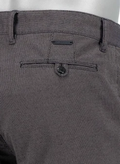 ALBERTO Chino Lou, Regular Fit, Baumwolle, navy-braun meliert^ Chino|Hosen