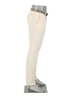 ALBERTO Chino Lou, Regular Fit, Baumwoll-Stretch, hellgelb^ Hosen|Chino