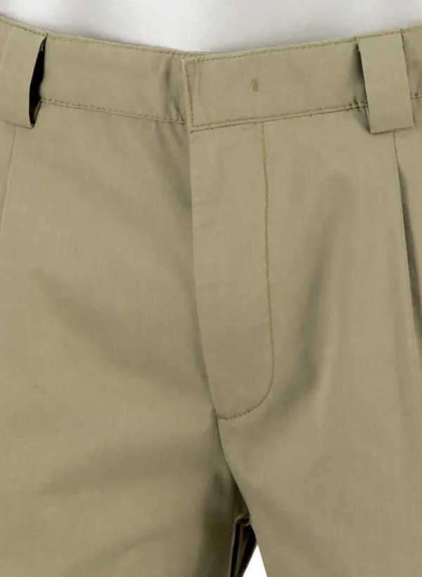 ALBERTO Chino Mike-C, Ceramica®, cropped, militärgrün^ Ceramica|Hosen