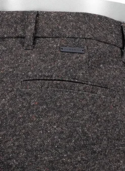 ALBERTO Chino Mover, Slim Fit, Jersey, braungrau meliert^ Chino|Hosen