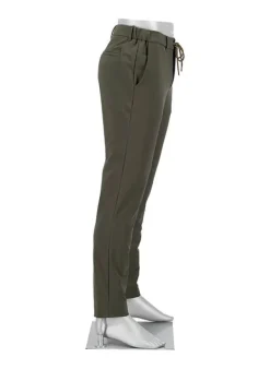 ALBERTO Chino Mover, Slim Fit, Mikrofaser, militärgrün^ Chino|Hosen