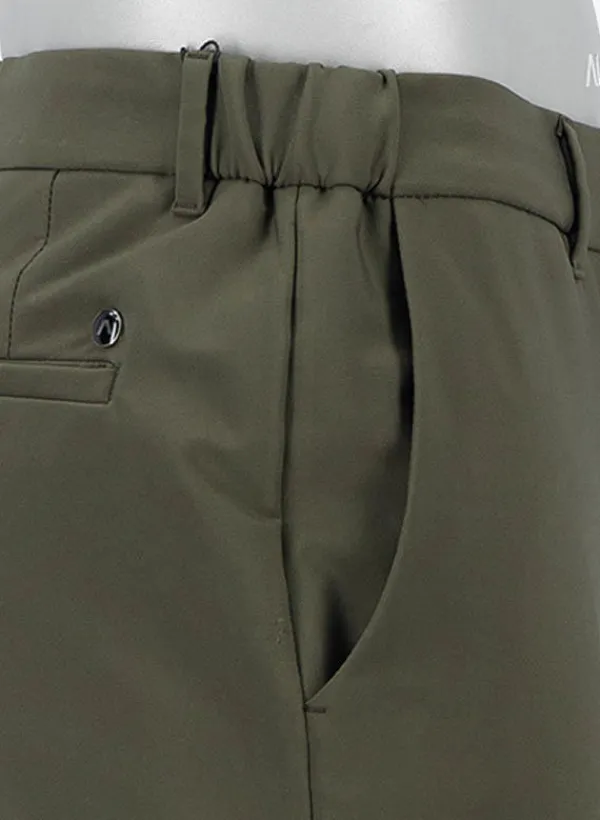 ALBERTO Chino Mover, Slim Fit, Mikrofaser, militärgrün^ Chino|Hosen