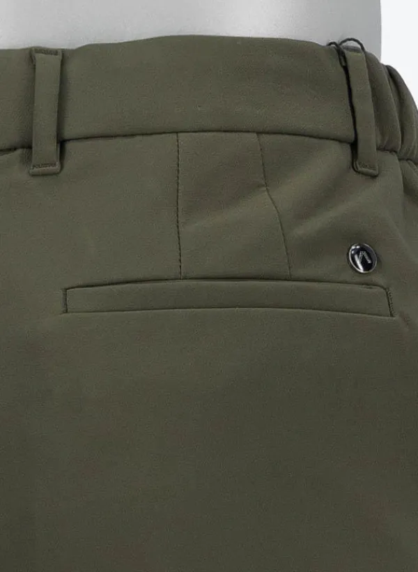 ALBERTO Chino Mover, Slim Fit, Mikrofaser, militärgrün^ Chino|Hosen