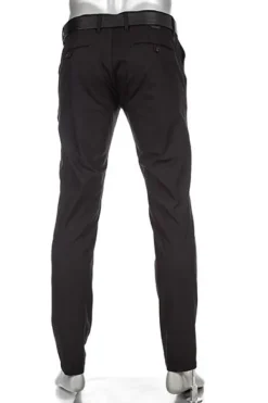ALBERTO Chino Rob, Slim Fit, Baumwolle, schwarz^ Chino|Hosen