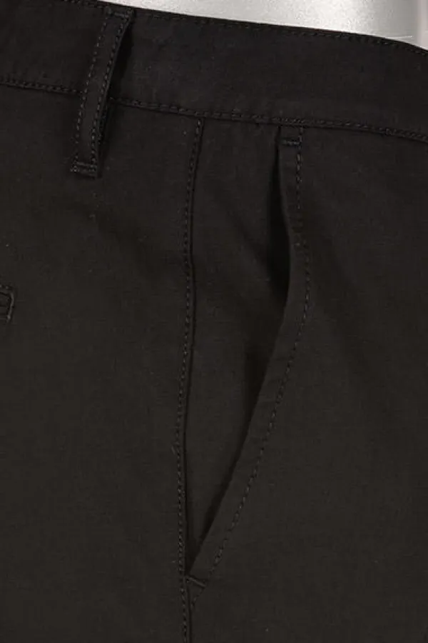 ALBERTO Chino Rob, Slim Fit, Baumwolle, schwarz^ Chino|Hosen