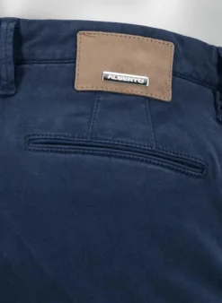 ALBERTO Chino Rob, Slim Fit, Baumwolle-Tencel™, navy^ Chino|Hosen