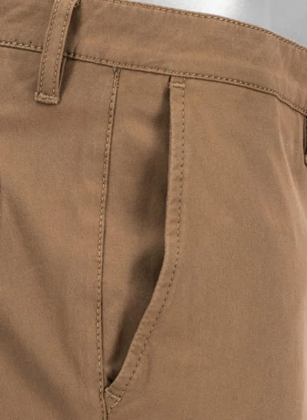 ALBERTO Chino Rob, Slim Fit, Baumwolle, braun^ Chino|Hosen
