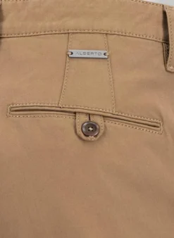 ALBERTO Chino Rob, Slim Fit, Baumwolle, braun^ Chino|Hosen