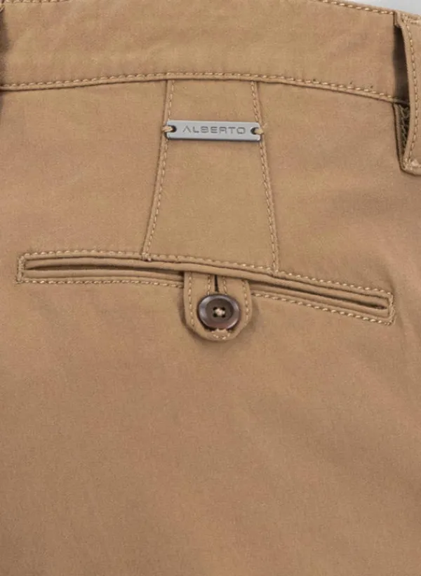 ALBERTO Chino Rob, Slim Fit, Baumwolle, braun^ Chino|Hosen