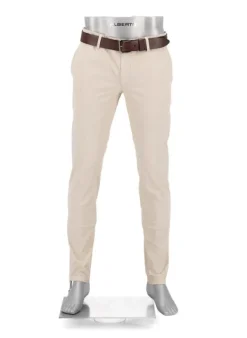 ALBERTO Chino Rob, Slim Fit, Baumwolle, hellbeige^ Chino|Hosen