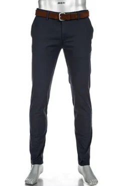 ALBERTO Chino Rob, Slim Fit, Baumwolle, dunkelblau^ Chino|Hosen