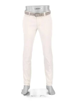 ALBERTO Chino Rob, Slim Fit, Baumwolle, wollweiß^ Alles Weiss|Hosen